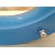 Porthole window embossed BLUE 350 mm glass transparent nuts coupling